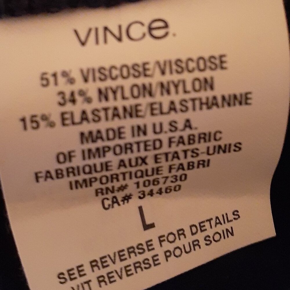 Vince Stretch Crepe Sheath Dress - Picture 3 of 15